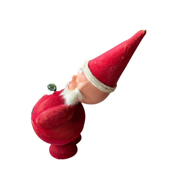 West Germany Santa Candy Dish Post WW2 Paper Mache Bobble Head - Picture 3 of 16